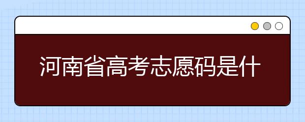 河南省高考志愿碼是什么？河南省全部大學院校志愿代碼為您整理！