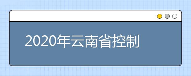 2020年云南省控制分?jǐn)?shù)線:一本文史555分，理工535分