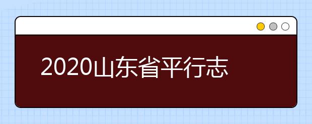 2020山東省平行志愿怎么報(bào)？平行志愿分幾類？