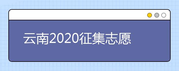 云南2020征集志愿填報時間是什么？有什么填報要求？